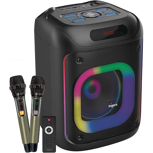 FINGERS 2Mic-ThunderBox Portable Speaker 40W
