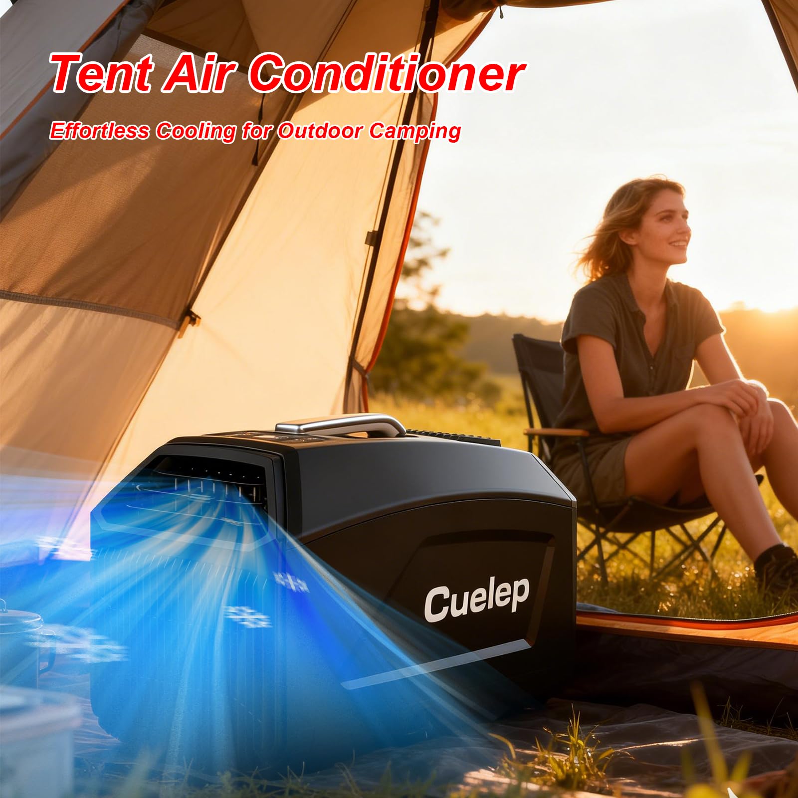 Portable AC 5200BTU 450W Dehumidifier Tent RV Car Truck Fast Cool