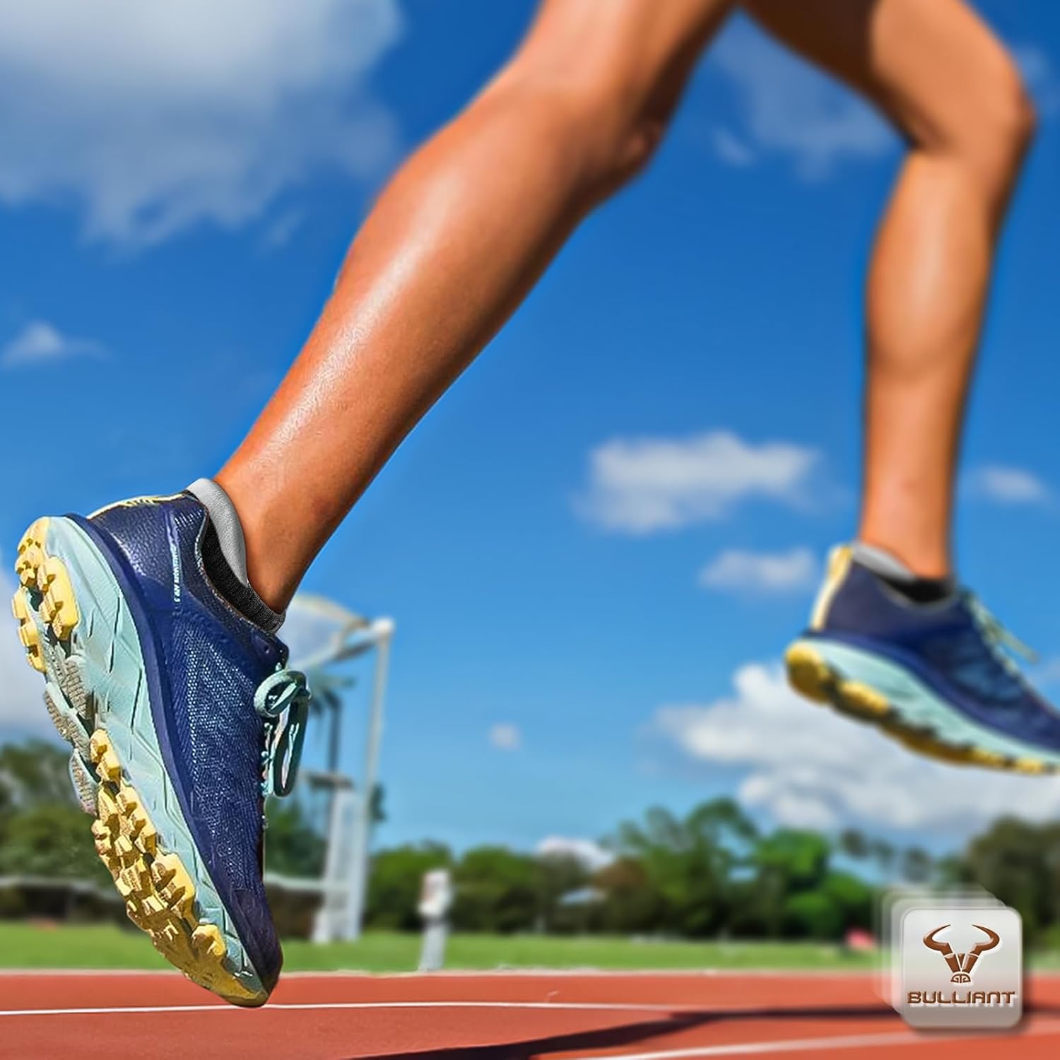 BULLIANT Women Ankle Socks, Active Low-Cut Sock Cushioned Footbed Arch Support for Running Walking Sneakers - Image 2