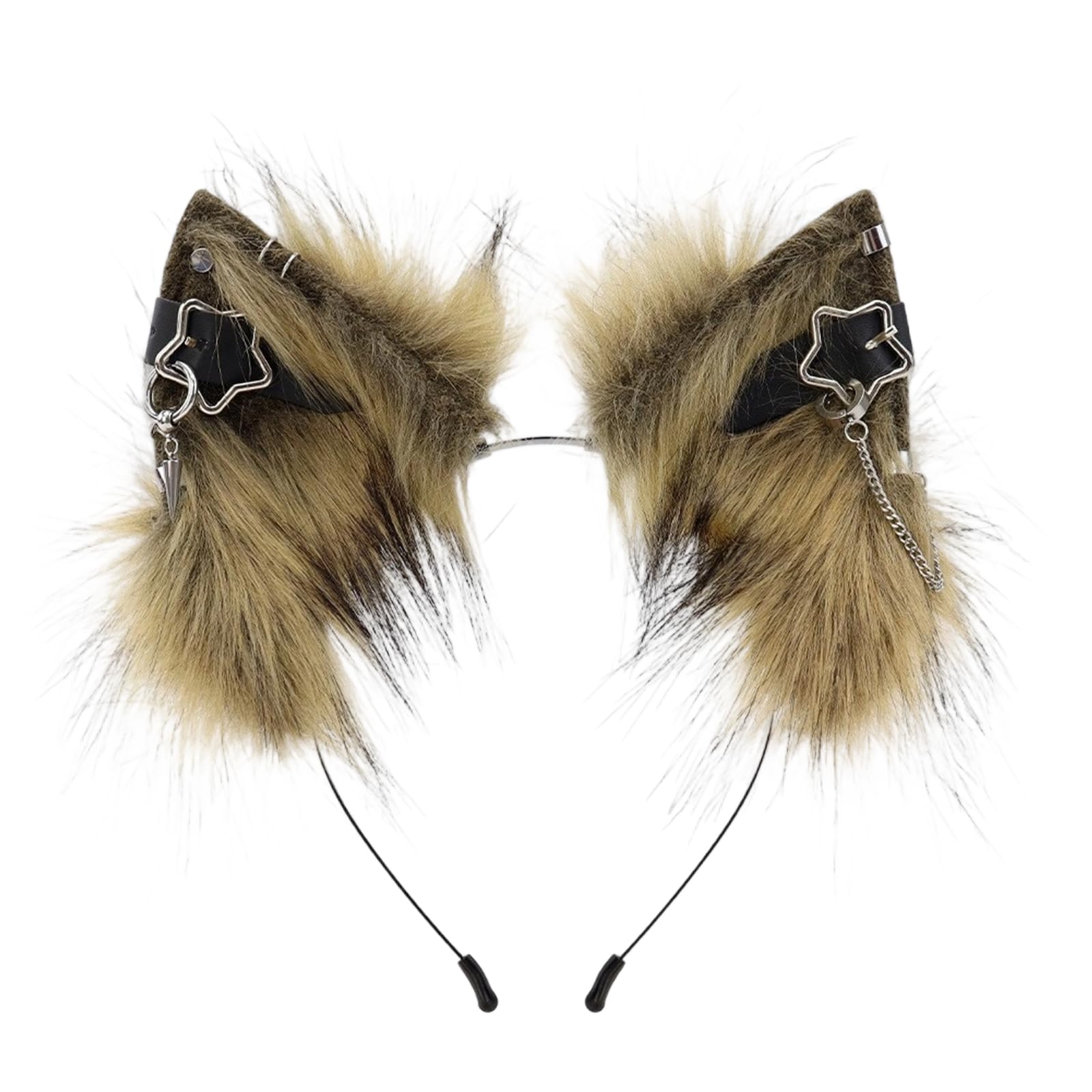Fascia Per Capelli Con Orecchie Di Gatto - Pelliccia Finta, Costume Halloween E Cosplay - Foto 4