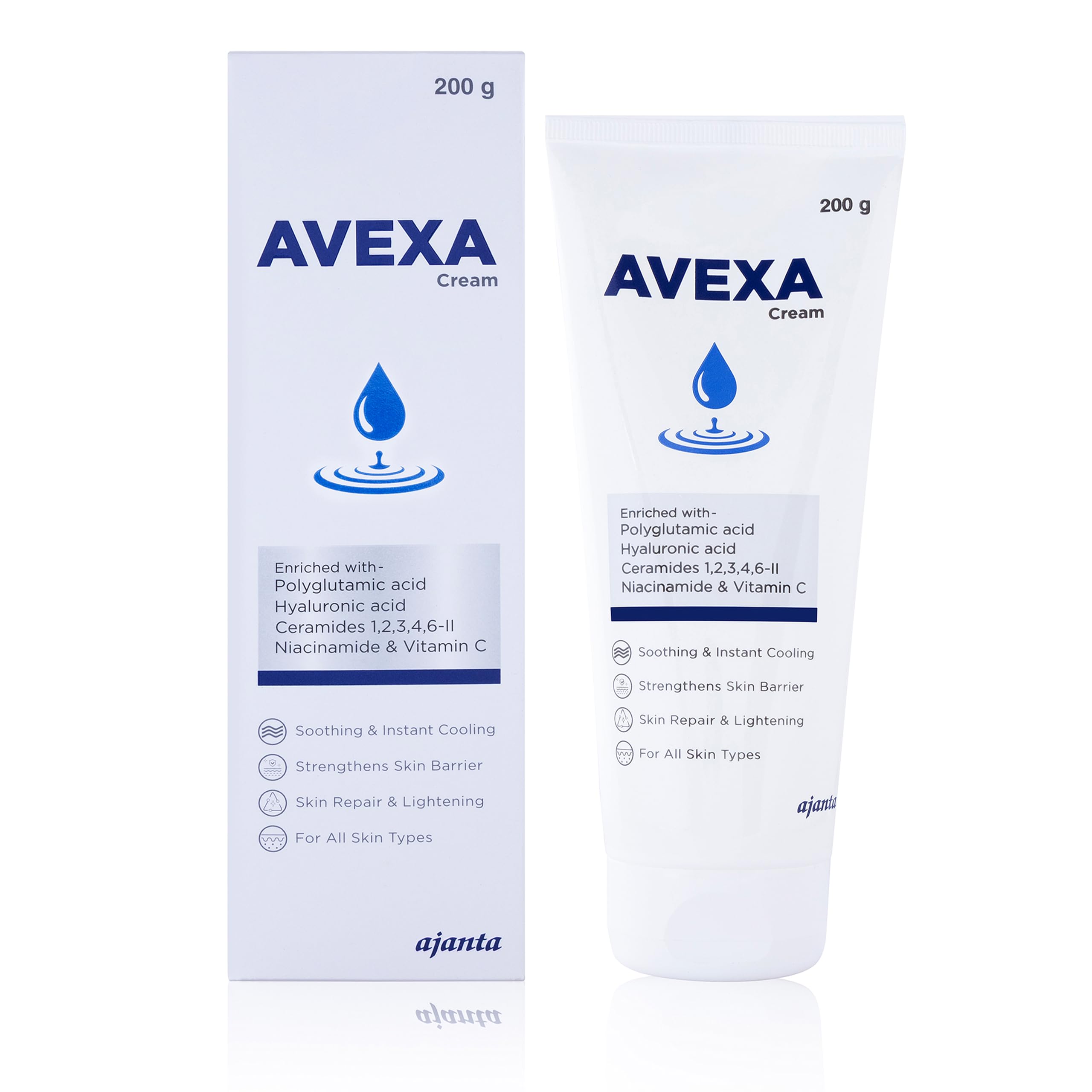 Avexa Cream - Emollient Plus Formula with Multi-Ceramides, Bio-PGA & Niacinamide for Hydration, Barrier Repair & Microbiome Support - Lightweight, Non-Comedogenic cream for Dry, Irritated Skin – 200gm-image-10