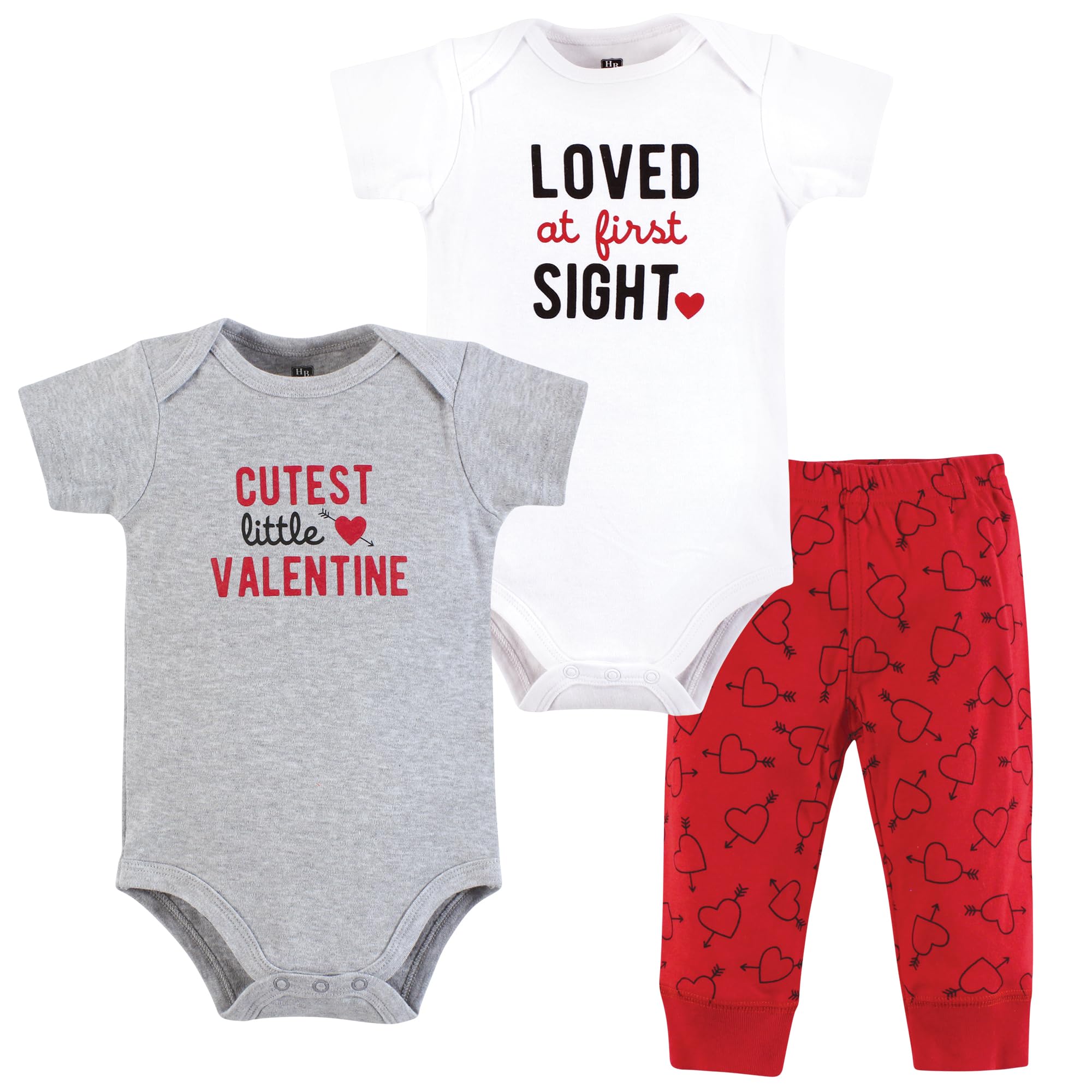 Hudson Baby Completo tuta e pantaloni unisex in cotone