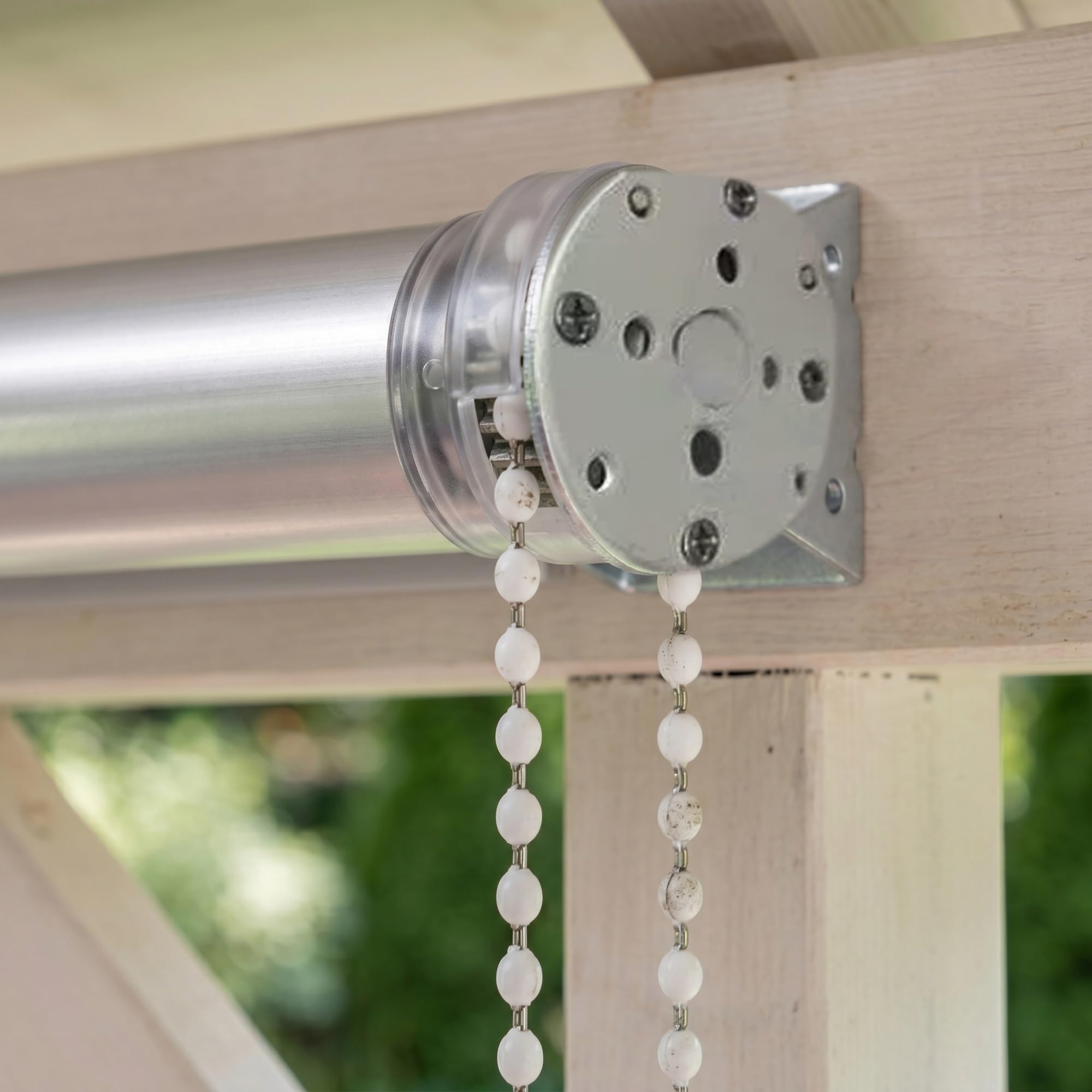 Tapparella Avvolgibile per Esterno,Tenda a Rullo PVC Impermeabile Trasparente con occhielli,Antipioggia Isolamento Termico Antipolvere,con Accessori，Personalizzabile
