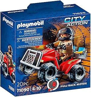 Playmobil Quadriciclo De Resgate A Incendio ,Playmobil City Action - Sunny Brinquedos