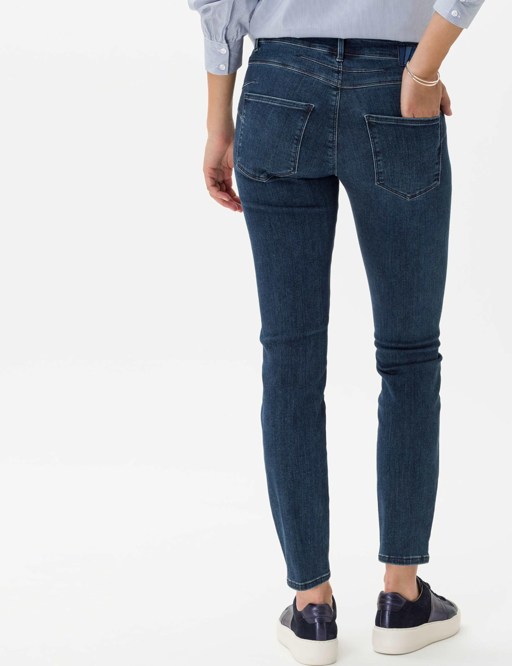 BRAX Style Ana Sensation-Pantalones Vaqueros Sostenibles de Cinco Bolsillos con Efecto Push Up Jeans para Mujer