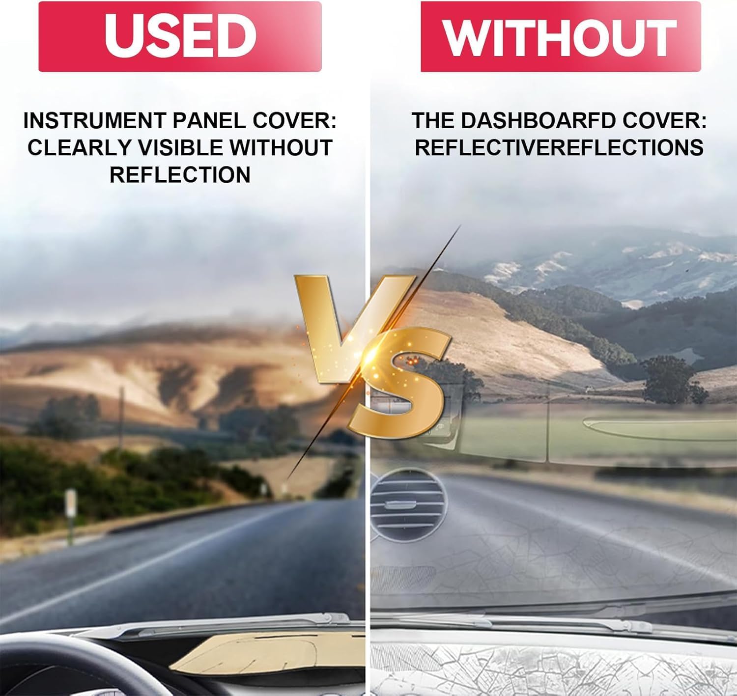 Dashboard Cover for Chevy/Chevrolet Traverse 2024 2025 2026, Non-Slip Dashboard Protector & Sunshield, UV-Blocking, Anti-Glare Dash Mat Pad