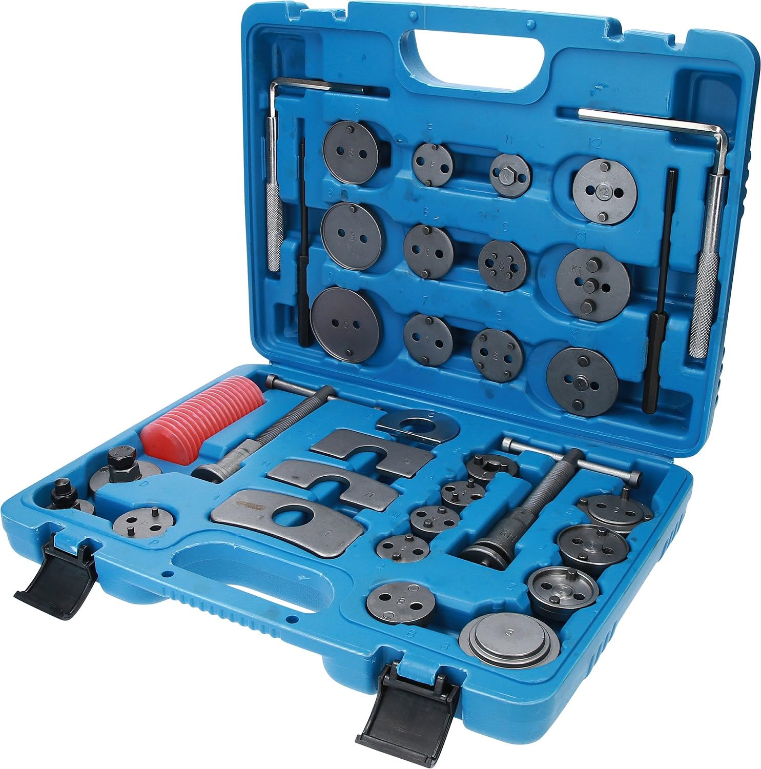 BRILLIANT TOOLS BT701050 Juego universal de herramientas de reposicionamiento de pistones de freno, 41 pzs [Powered by KS TOOLS]
