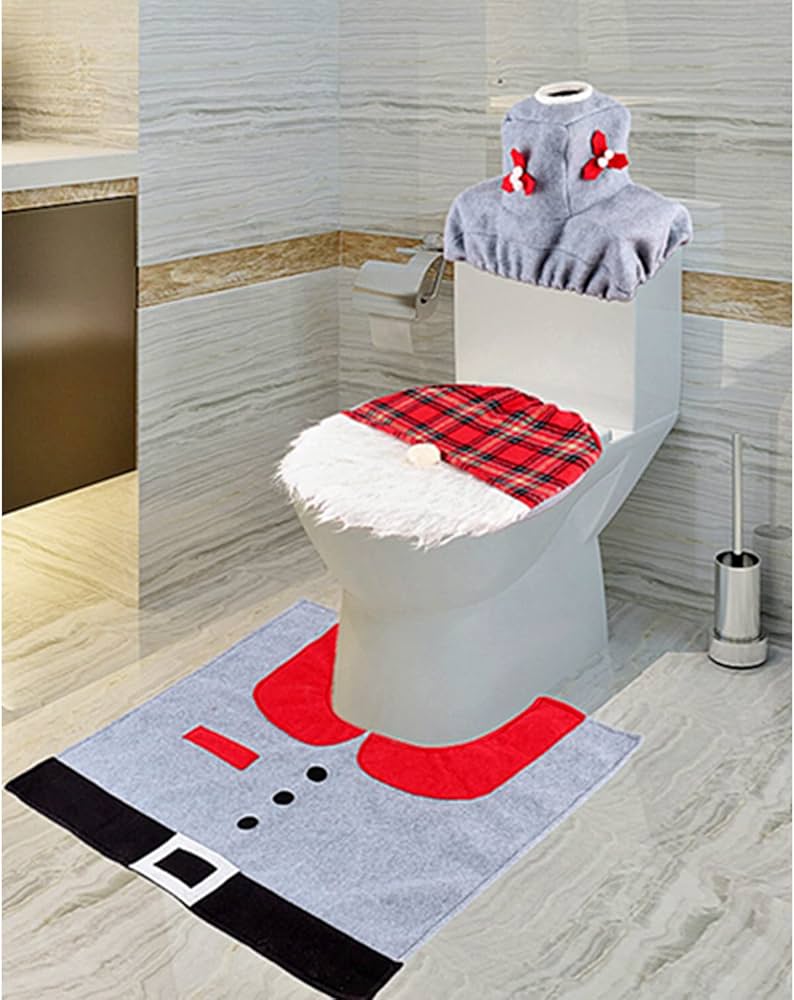 Christmas gnome toilet seat cover Clearance