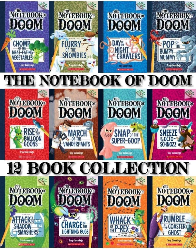 Notebook of Doom Collection Set ( 1 - 12 )
