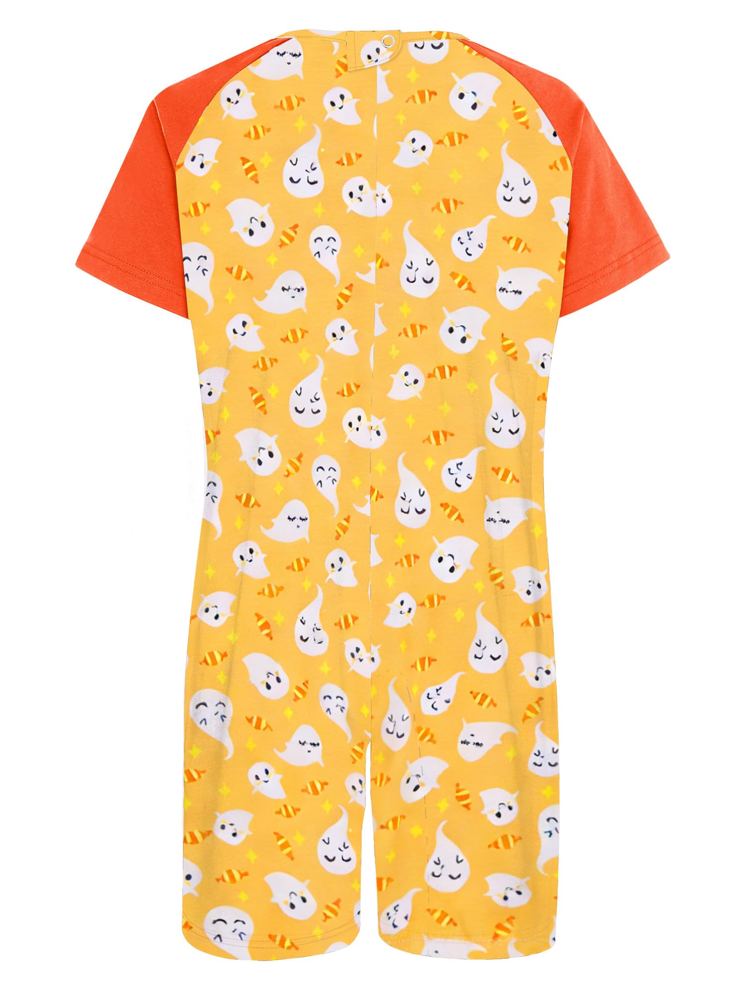 Freebily Ropa Adaptada para Niños Ropa Adaptada con Necesidades Especiales Mono Antideslizante Mono De Color Liso Cuello Redondo Casual