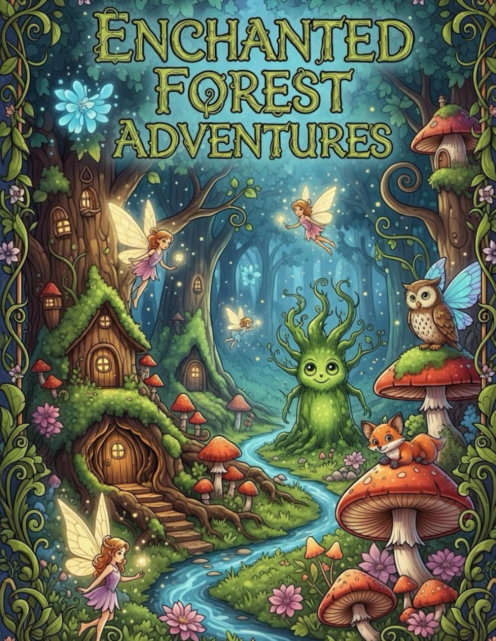 Enchanted Forest Adventures by MindfulColor: 50 Intricate Whimsical Designs for Mindfulness and Creative Expression by MindfulColor