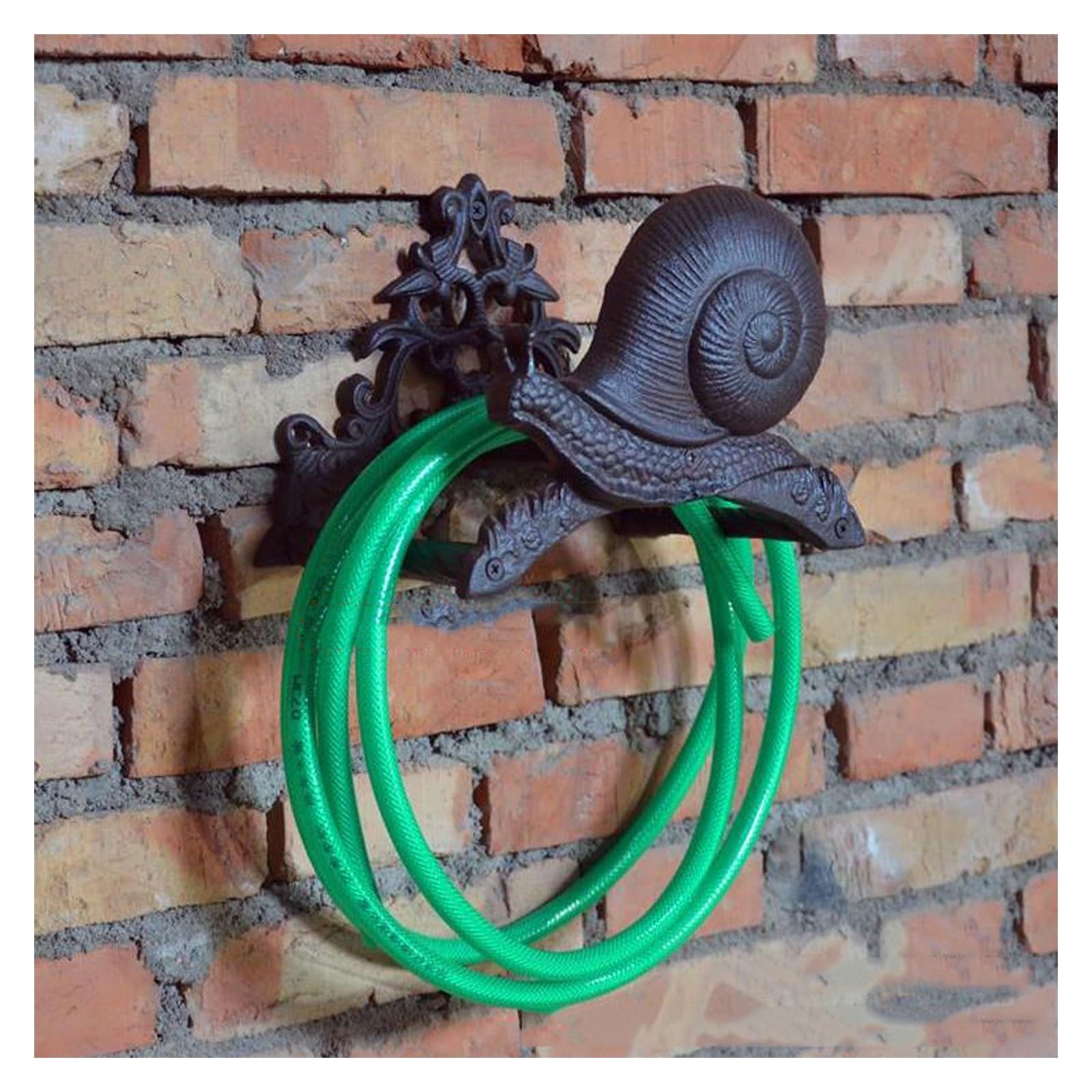 Avvolgitubo da giardino Appendiabiti da parete Appendiabiti for tubo da giardino, supporti for tubo da giardino for montaggio a parete for impieghi gravosi, avvolgitubo da parete, staffa decorativa fo