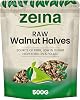 Zeina Raw Walnut Halves (500g) - Naturally Gluten Free Vegan Approved Low Sugar Walnut Halves, Premium Healthy Nut Snacks, Used in Home Baking, Cooking or Salad Toppings