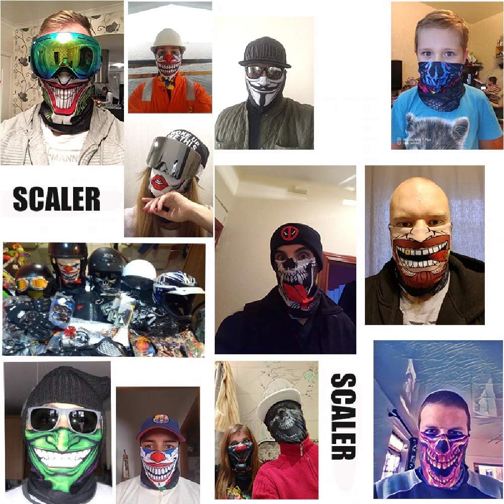 3D Mr.Darth Maul Face Tube Neck Face Scarf Lower Half Face Mask Motorcycle Bicycle Shield Sun Air Soft Outdoor Biker Riding Masks No.69