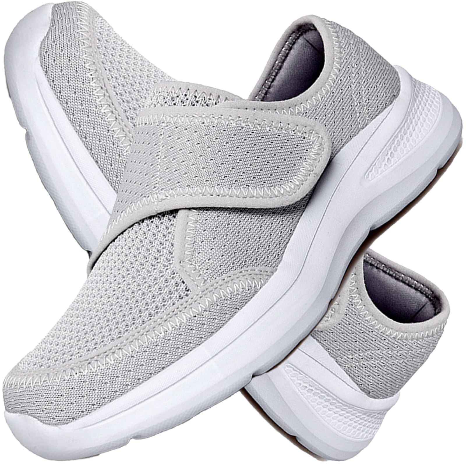 AEHO Calzado para Fascitis Plantar Mujer Ortopédicos para Mujer Ancho Especial Zapatillas Ancho Especial Mujer Zapatillas Deportivas para Mujer con Juanetes y Fascitis Plantar
