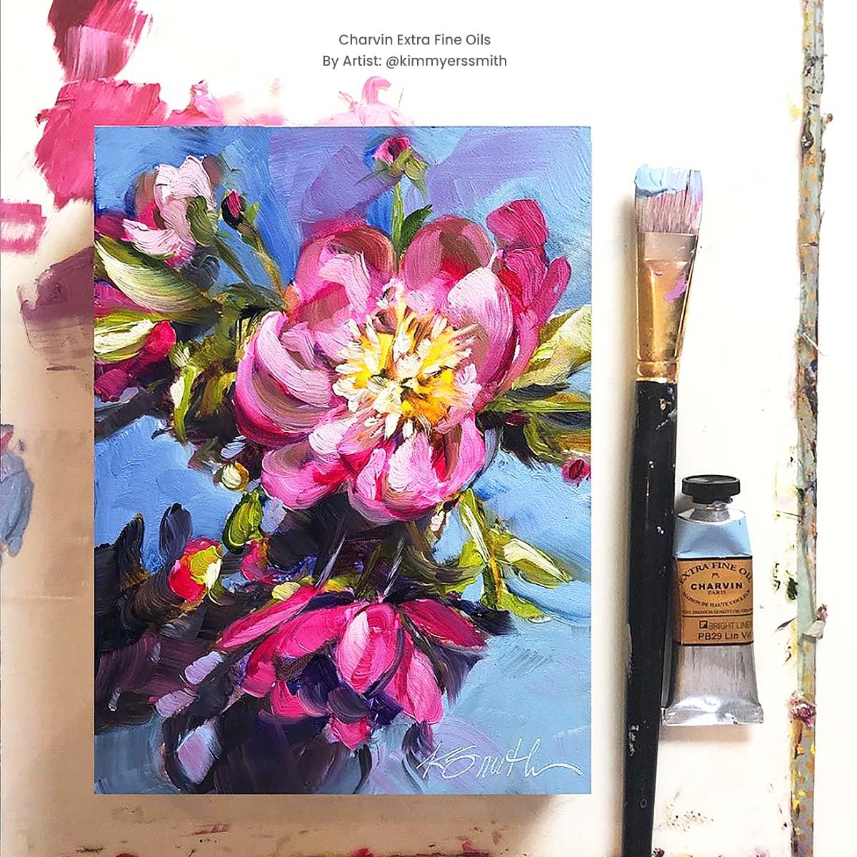 Charvin Extra Fine Professional Oil Paint Set for Artists, Assorted Colors - Bonjour Set of 9, 20ml Tubes, Finely Milled, Non-Yellowing Artist Oil Paints in French Riviera-Inspired Hues