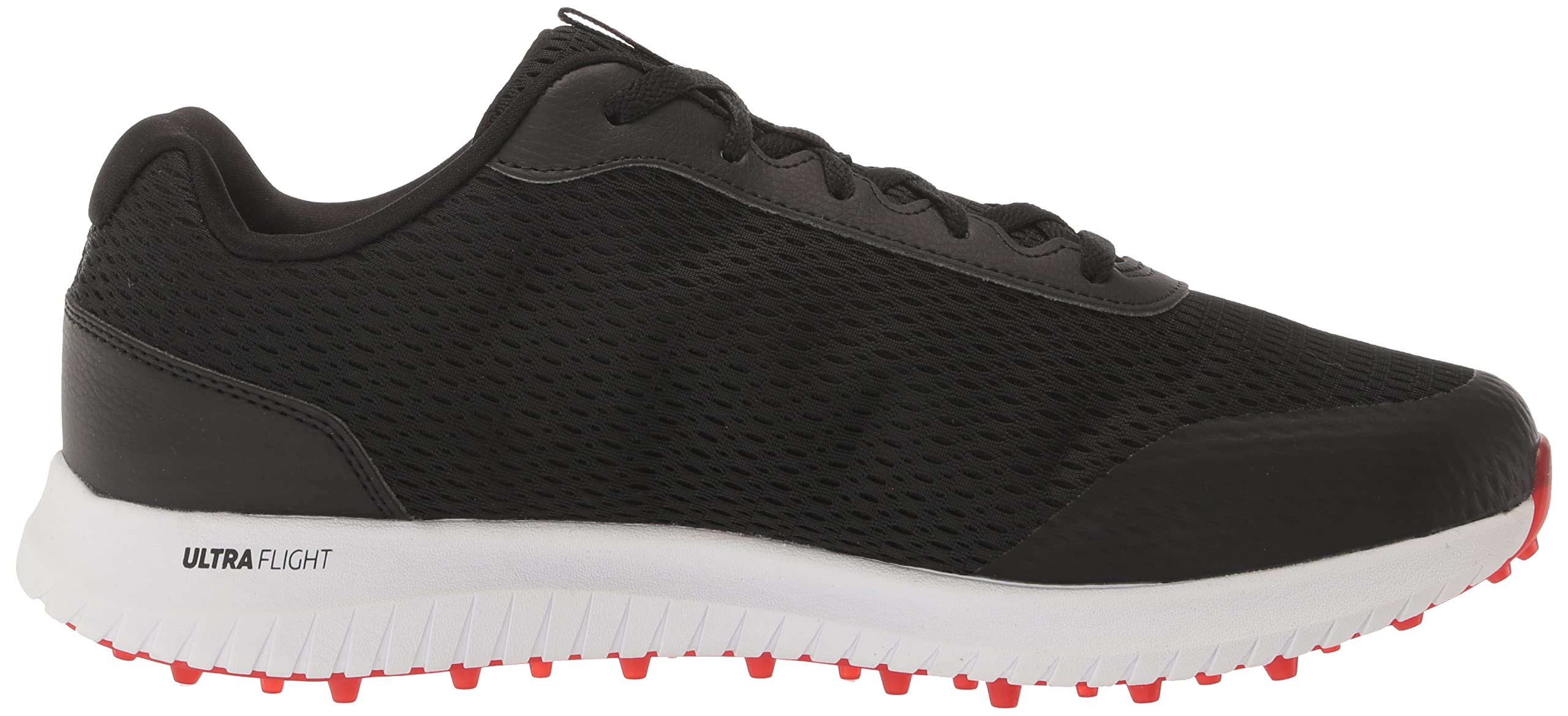 Skechers Herren Max Fairway 3 Arch Fit Spikeless Golfschuh Sneaker, Schwarz/Rot, 41.5 EU – Ansicht 6