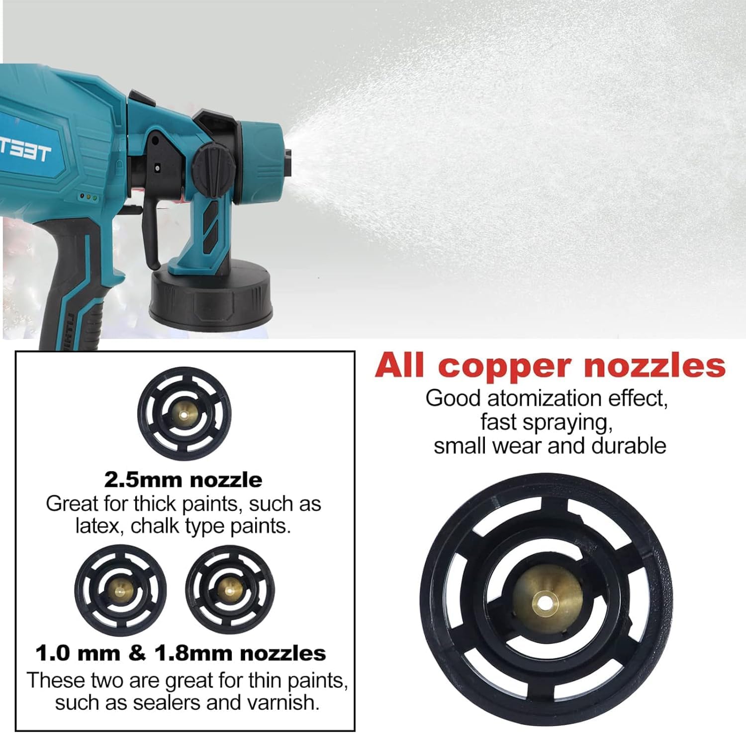 Akku-Farbsprühgerät - Kabellos & Vielseitig