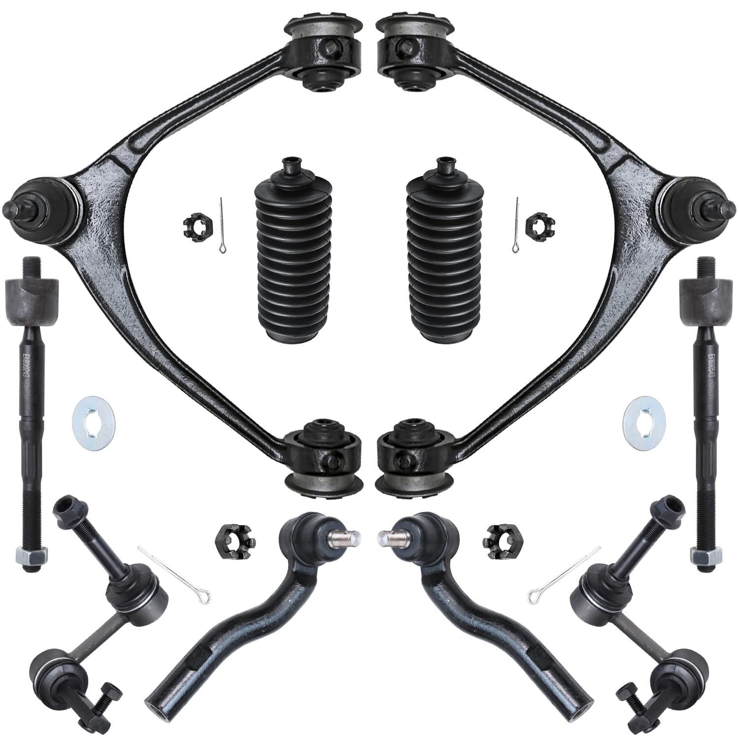 Detroit Axle - 10pc Front End Suspension Kit for 2002-2010 Lexus SC430, 2