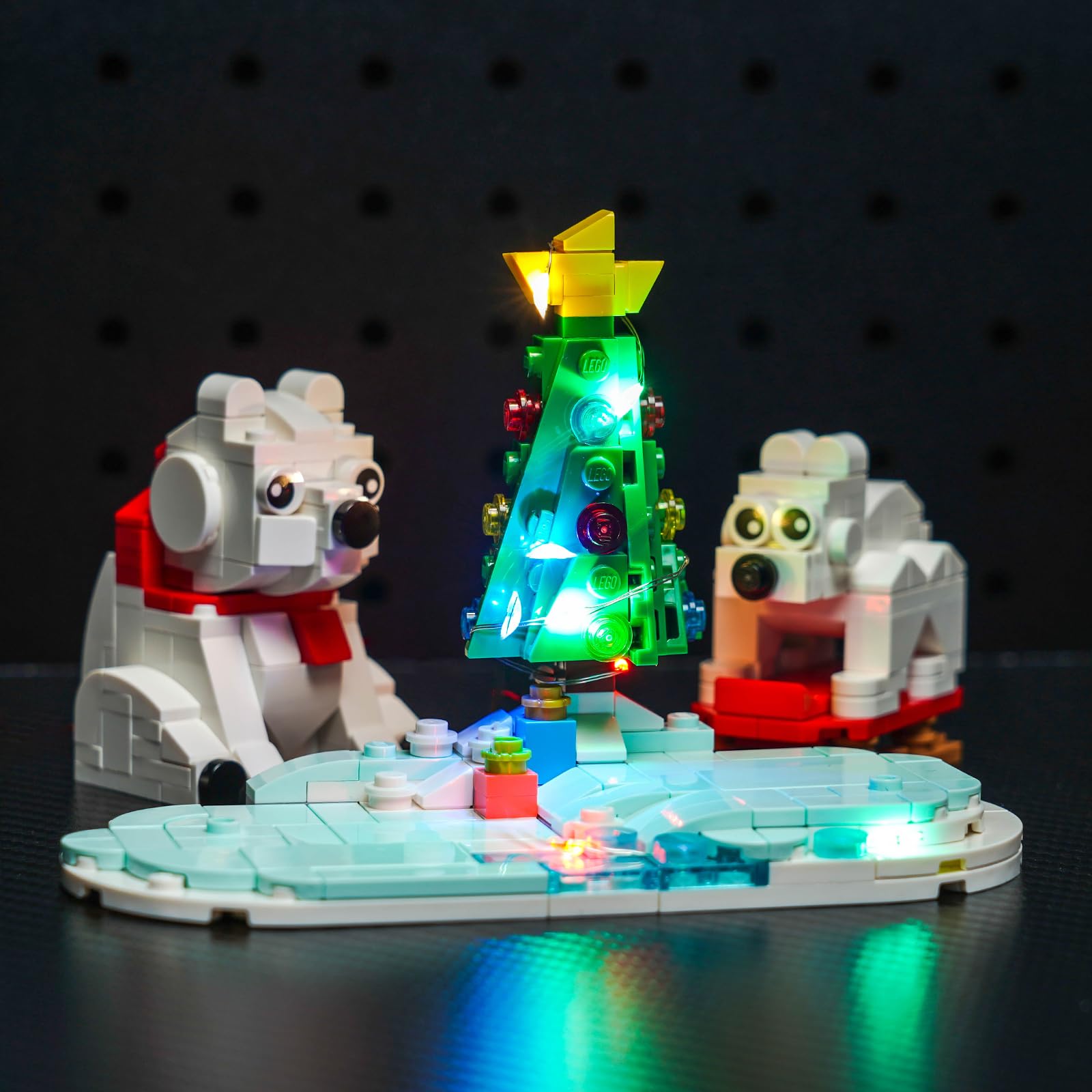 BrickBling Juego de Luces LED para exhibición de Conejos de Pascua Lego 40523 (no Lego), Juego de iluminación Decorativa para exhibición de Conejos de Pascua Lego, DE02-40523-P61901 — view 26