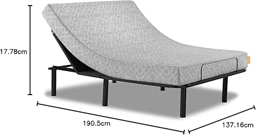 Miniatura 10 de Simmons - Colchón de espuma viscoelástica de gel 10pulgadas tamaño Twin sensación media aislamiento de movimiento cubierta que absorbe la humedad