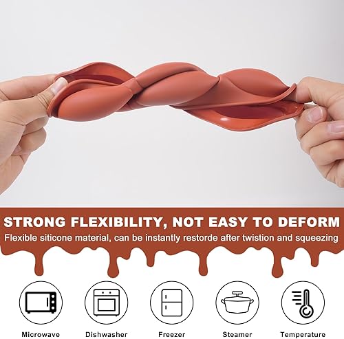 Miniatura 3 de Paquete de 4 moldes de silicona semiesfera, moldes para hornear bombas de cacao caliente para hacer bombas de chocolate caliente, pasteles, bombas