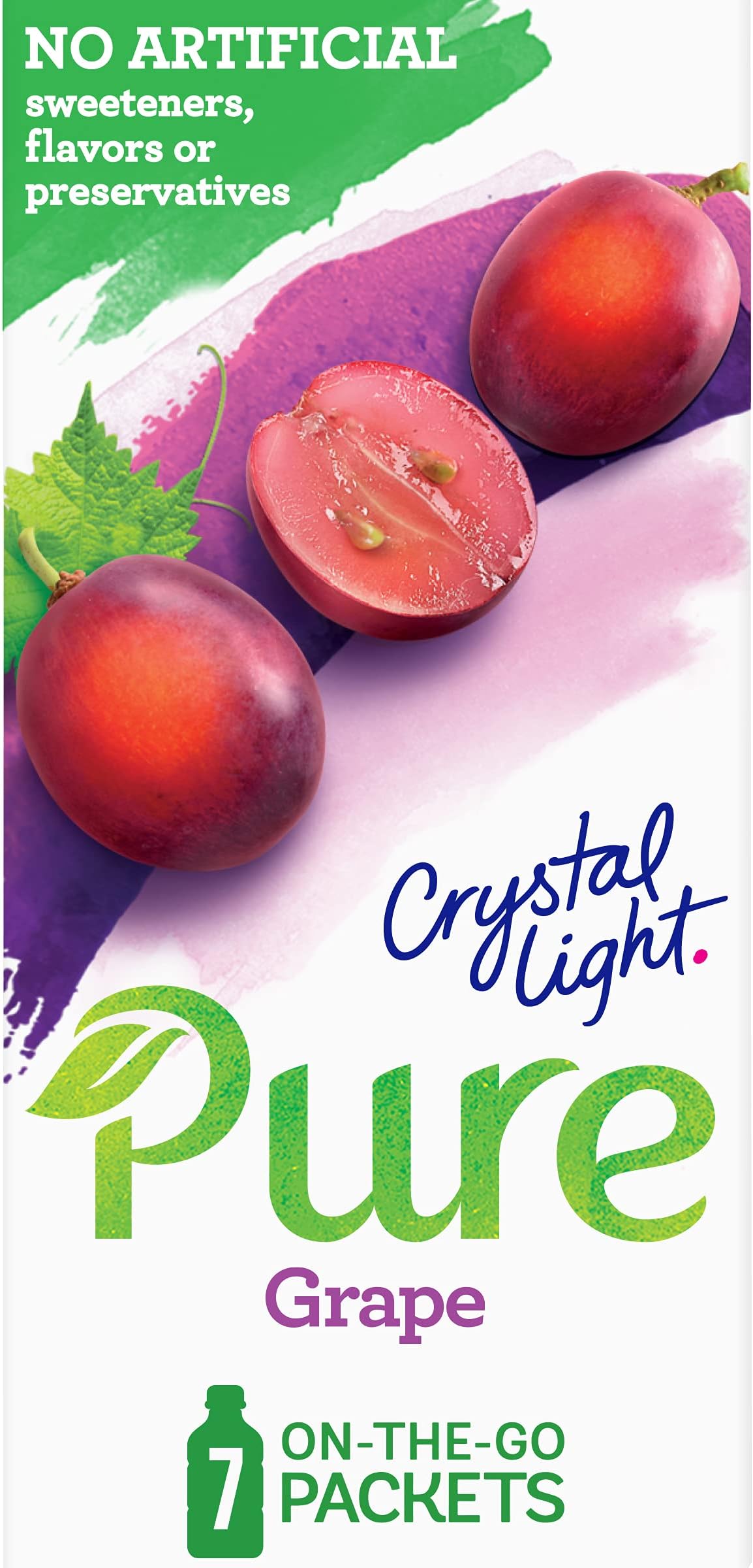 Crystal Light Pure Grape Drink Mix (7 On-The-Go Packets)