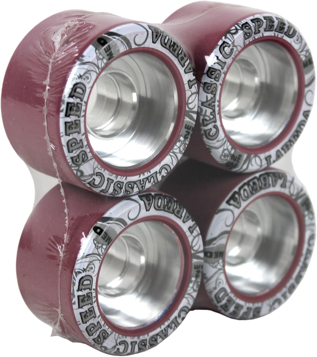 Labeda Quad Wheels Derby Roller Skate Stiletto Med Slim