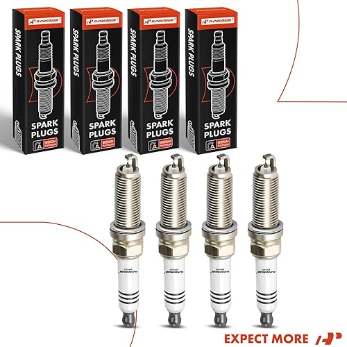 Miniatura 9 de A-Premium Bujías iridio platino compatibles con Kia Forte5 2014-2016, Forte Koup 2014-2016 y Hyundai Veloster 2014-2015, 1.6L, paquete de 4,