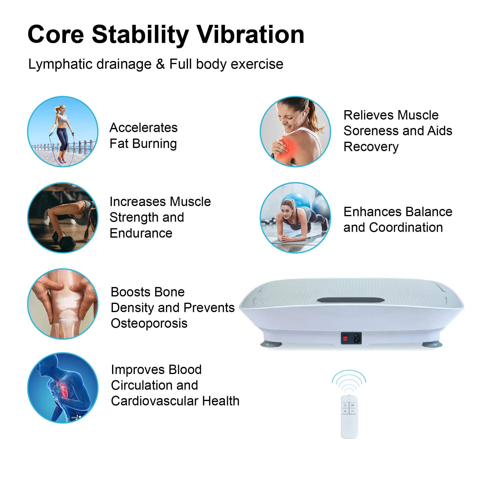 Amazon.com : Silent Vibration Platform Crazy Fitness Massage 10-Frequency  Weight Loss & Fat Burner Body Shaking Machine for Unisex : Sports & Outdoors