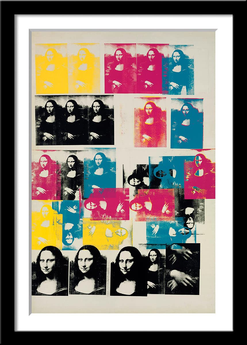 Tallenge - Colored Mona Lisa - Andy Warhol - Modern Pop Art