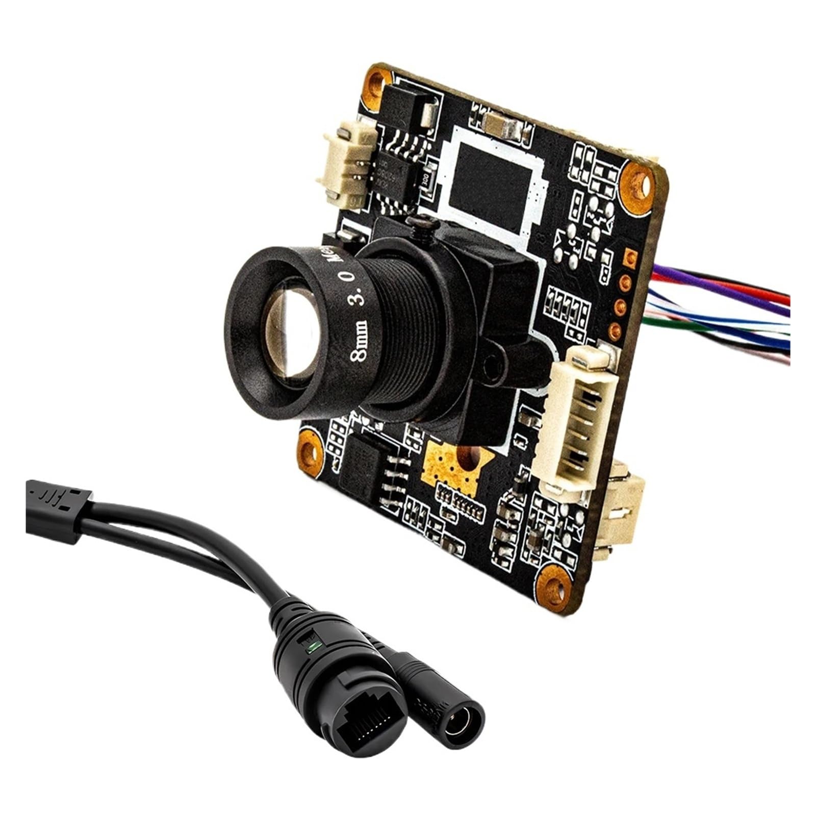 IP Network Camera Module Mini POE48V 3MP 25FPS Webcam 8mm 42 Degree M12 Mount Lens Safety HD Security Camera Board-picture-29