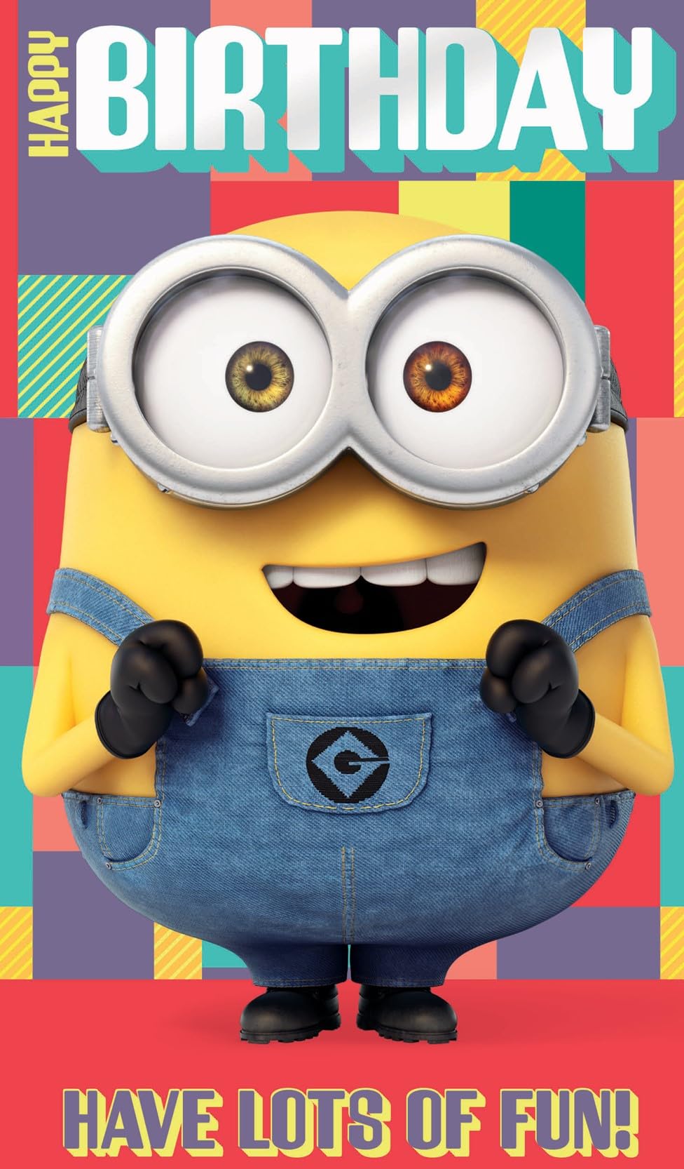 DESPICABLE ME BIRTHDAY CARD
