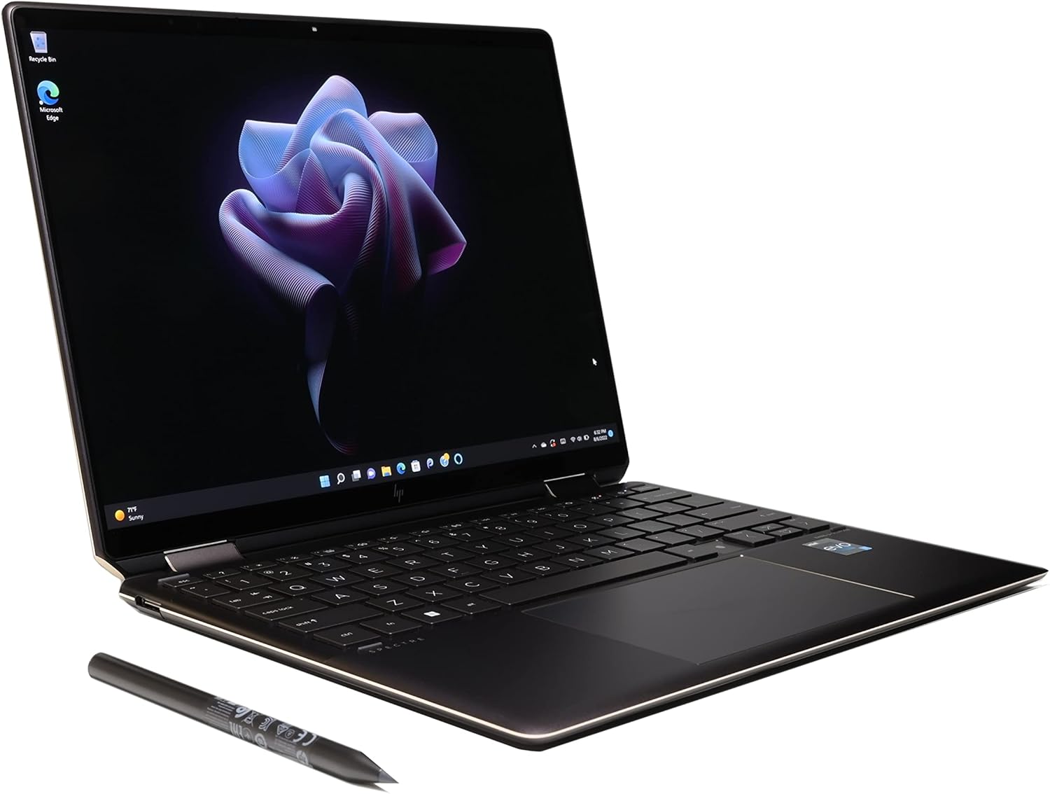 New Spectre x360 2-in-1 13.5'' 3K2K OLED, multitouch Display Laptop 12th Gen i7-1255U Active Stylus Pen Plus Best Notebook Stylus Pen Light (12th Gen Intel i7|1TB SSD|16GB Ram|11 Home)