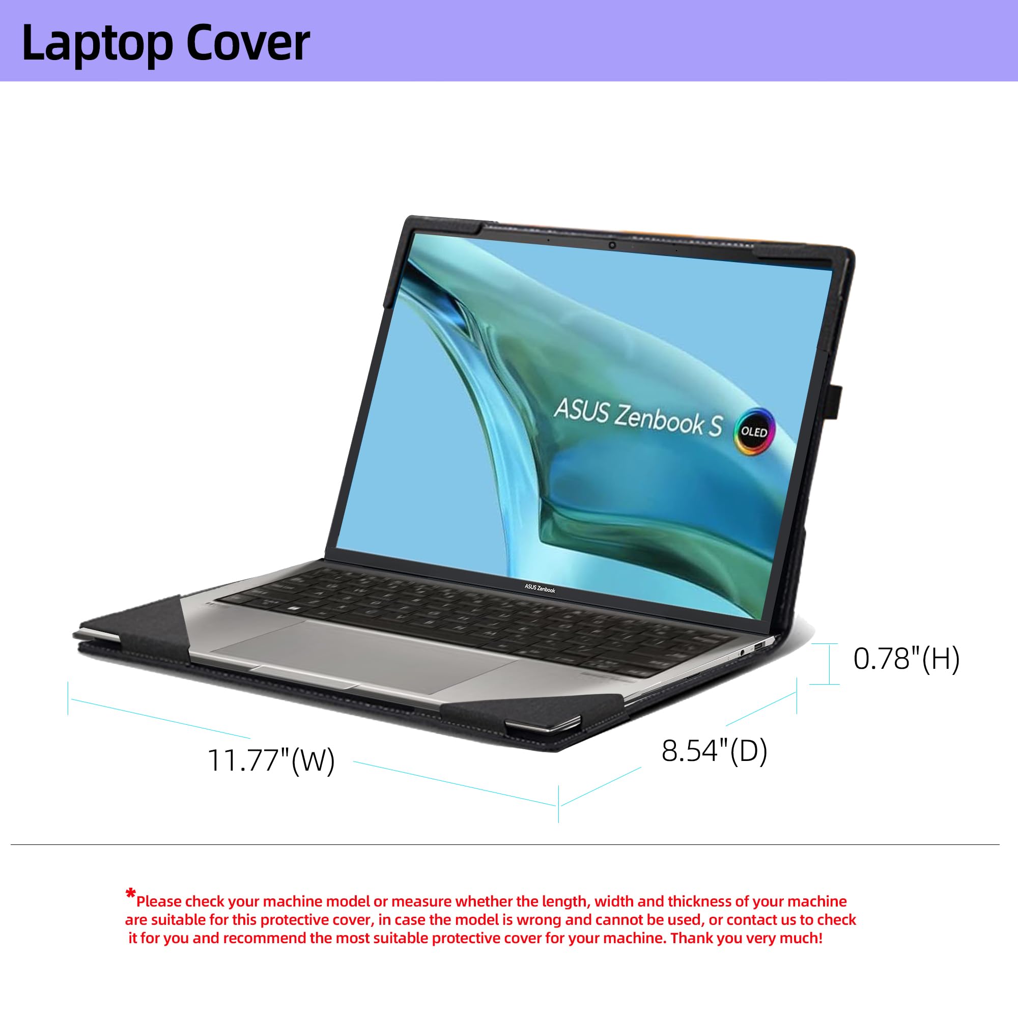 Amazon.com: Laptop Cover for ASUS [2024] Zenbook S13 OLED UX5304MA