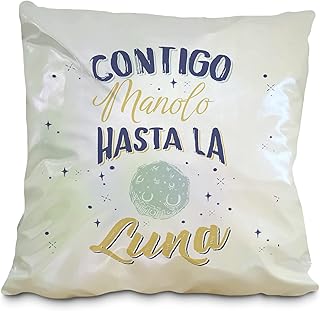 LolaPix Fundas Cojines con Frases. Cojin Personalizado. Cojines con Frases. Cremallera Invisible. 40 x 40 cm. Regalos Orig...