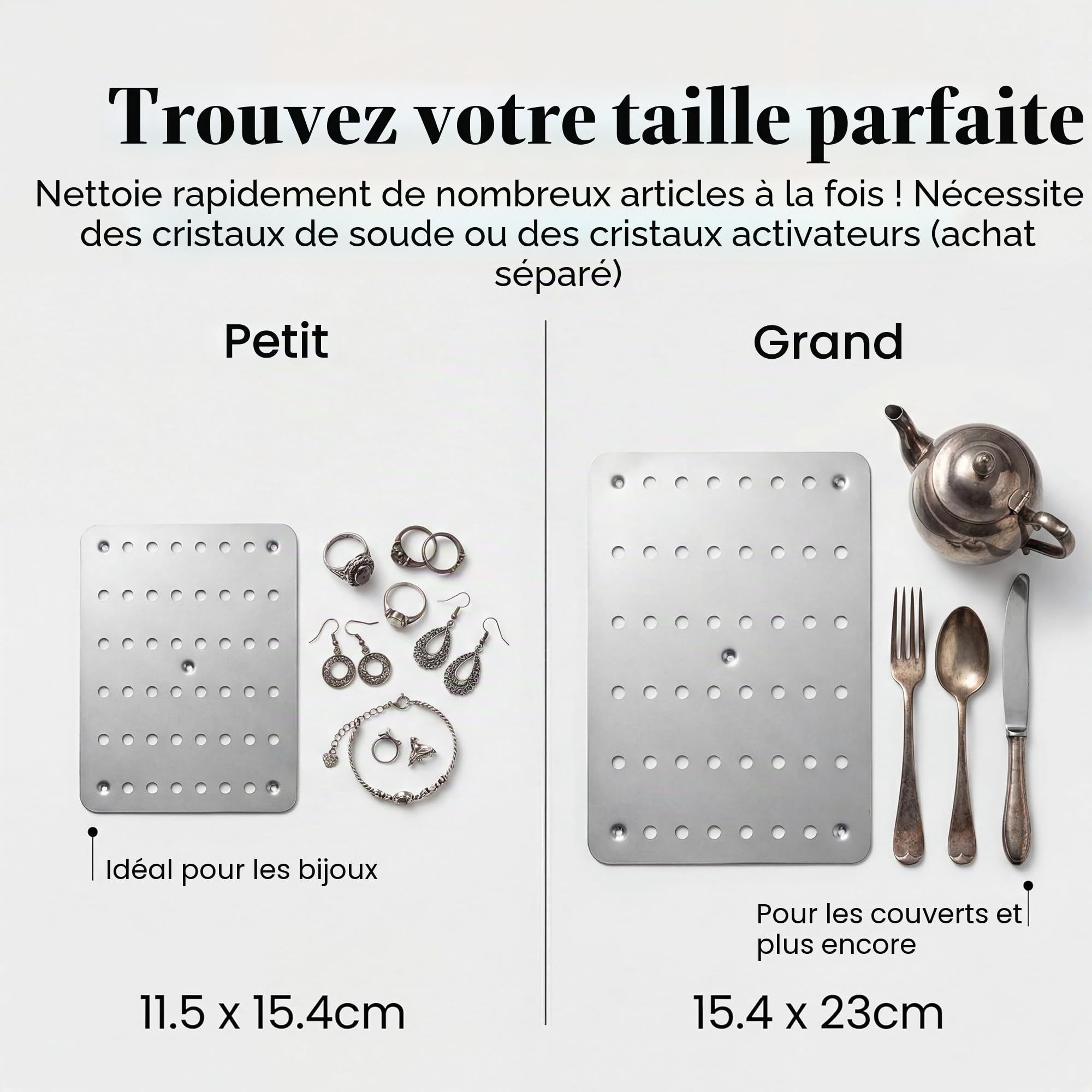 Nushine Plaque de nettoyage magique (grande taille 23 x 15,4 cm) – Nettoie rapidement de nombreux articles à la fois ! Réutilisable plusieurs fois, pas de produits chimiques agressifs. Besoin de laver