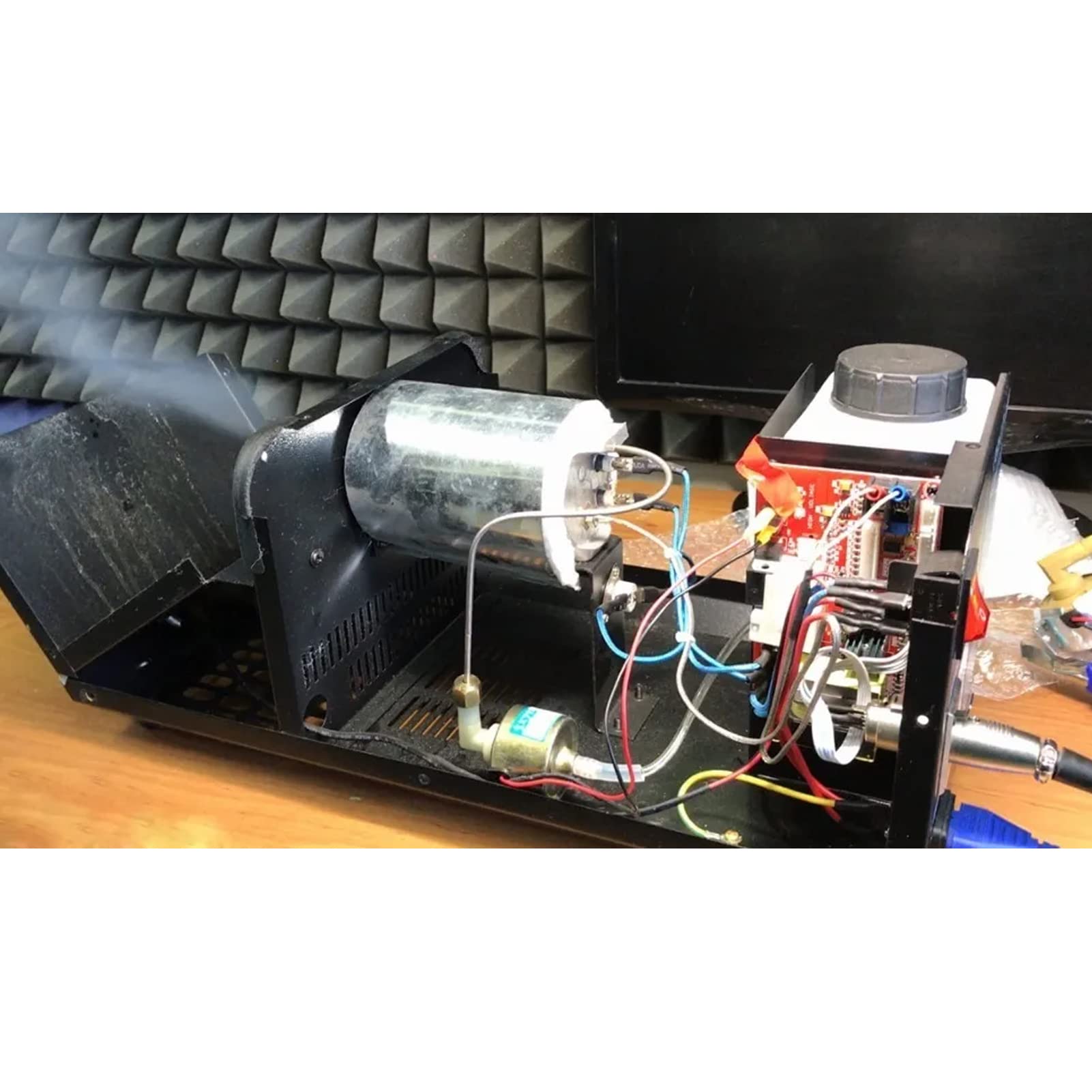 Fog Machines Oil Pump, 40DCB 18W Brass Oil Pump, Low Noise 110 to 120V Professional Stage Light DJ Equipment Part Fog Smoke Machine Part Stage Sprayer Oil Pump