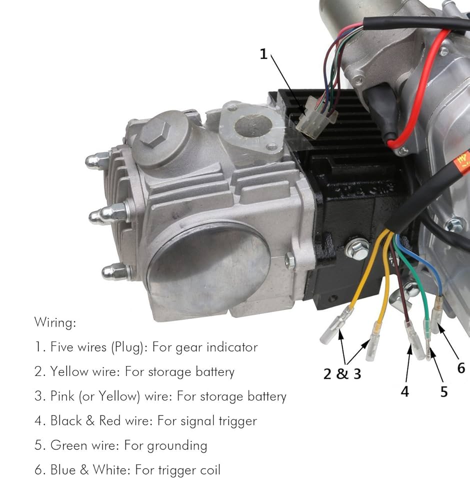 Amazon | TDPRO 125cc エンジン 4ストロークモーター セミオート