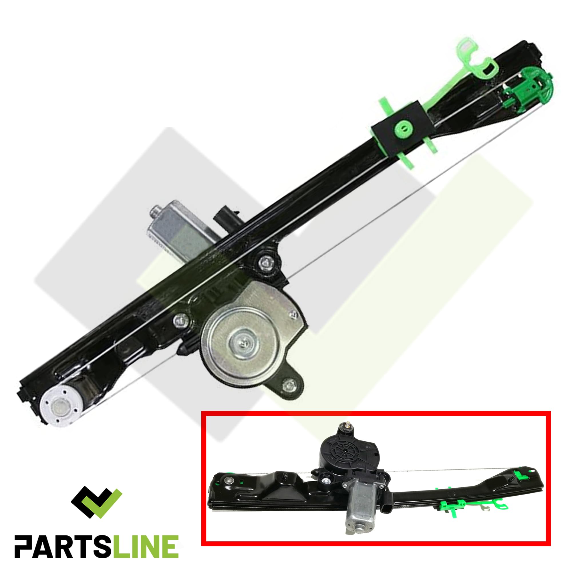 Partsline Lève-Vitre Électrique Avant Gauche compatible avec Punto 188