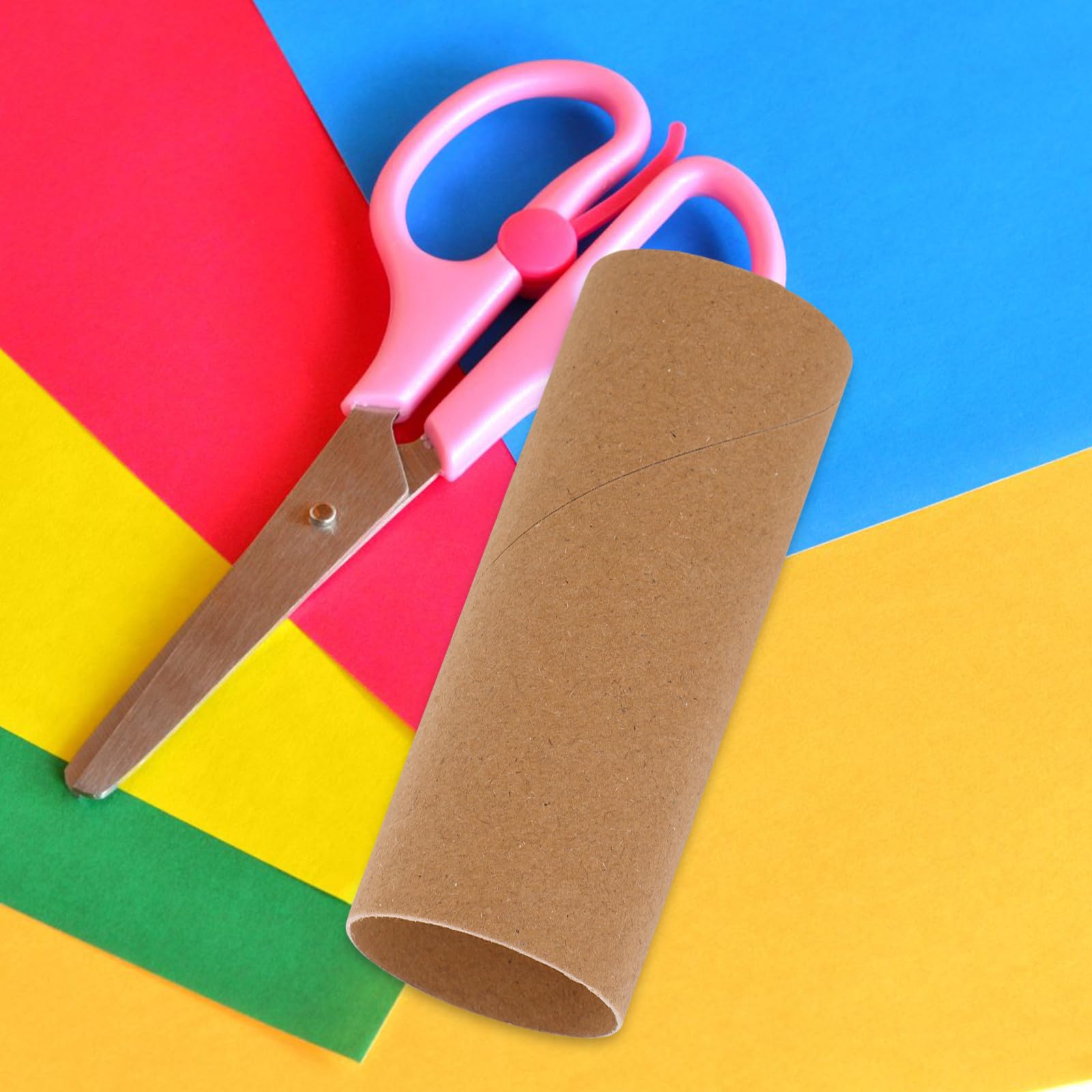 SUPVOX Tubolari in Cartone Rotondo Materiale in Carta Versatile e Dipingibile 20 Pezzi per Lavoretti Fai da Te per Casa e Scuola Ragazzo Ragazza