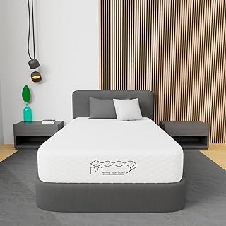 Matratze 120x200, 7-Zonen Viscoschaum Matratze |Härtegrad H3, 26 cm Hoch, 2 in 1 Doppelschicht Kaltschaummatratze, Abnehmbarer Stoffbezug mit Reißverschluss(120x200x26 cm)