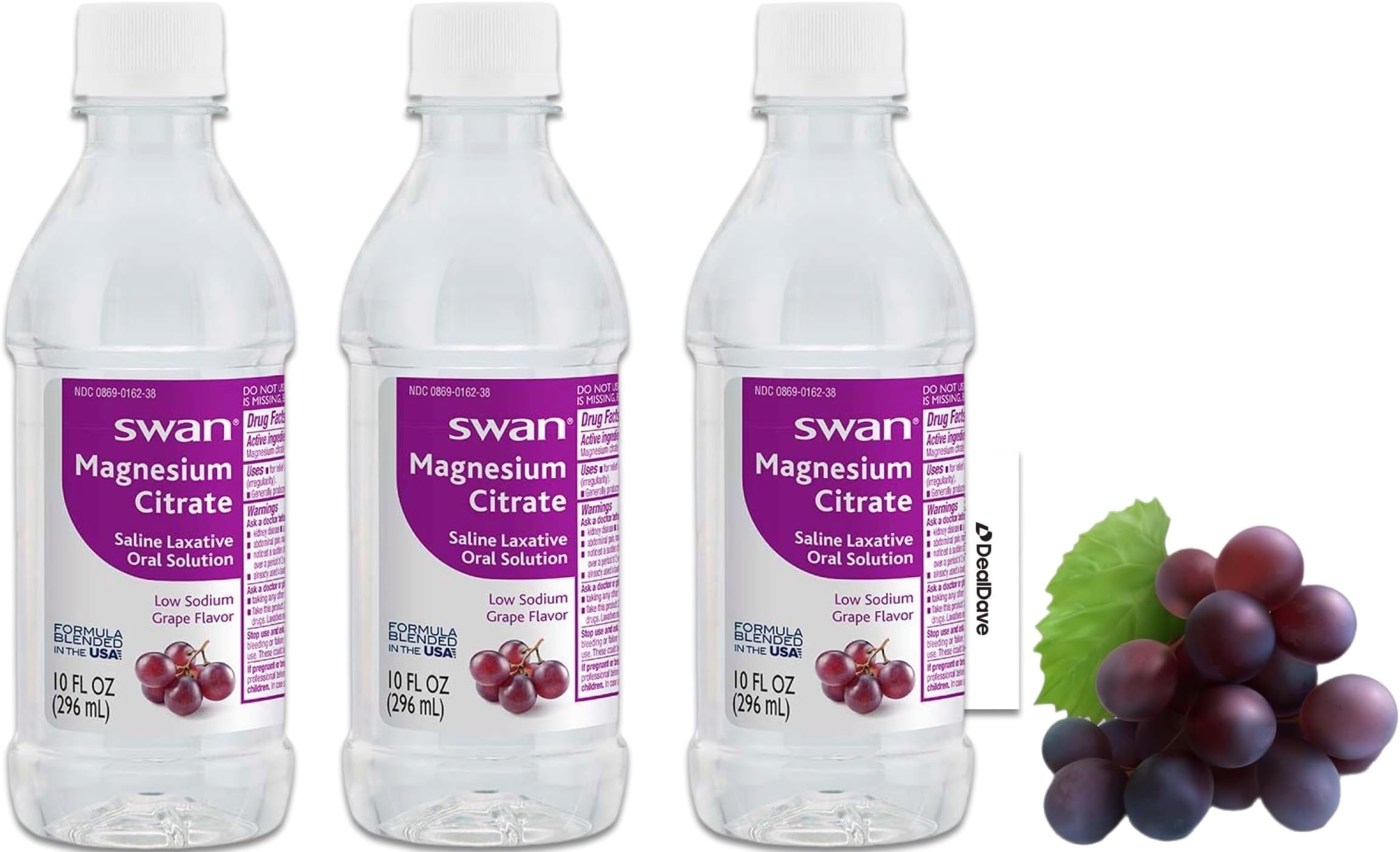 Deal Dave Card + Swan Magnesium Citrate Oral Solution 10 oz