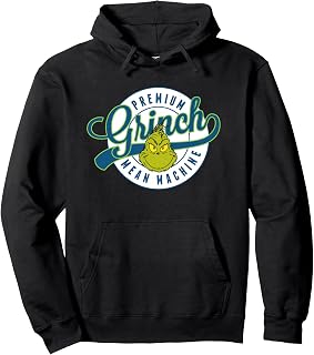 Grinch Mean Machine Officially Licensed Holiday Pullover Hoodie