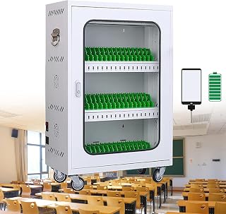 Rechargeable Mobile Phone Storage Locker, Cellphone USB Charging Station Lockers,Rechargeable Cellphone Locker,Storage Charging Station,for Students(60 Slots)