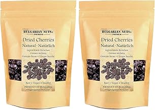500 g Ciliegie Naturale, essiccate al sole completamente snocciolate naturalmente dolci - Senza zucchero aggiunto, senza additivi, senza conservanti. Ciliegie reali - Vero gusto. (Confezione da 2)