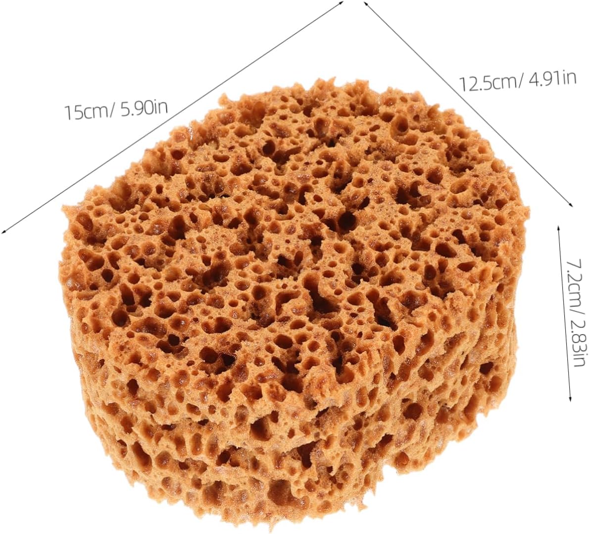 VILLCASE Artistic Texturing Sponges Luffa Sponges for Painting Crafts and Marbling