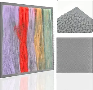 9.9 x 9.9 Inch Wool Blending Board for Fiber Felting and Blending