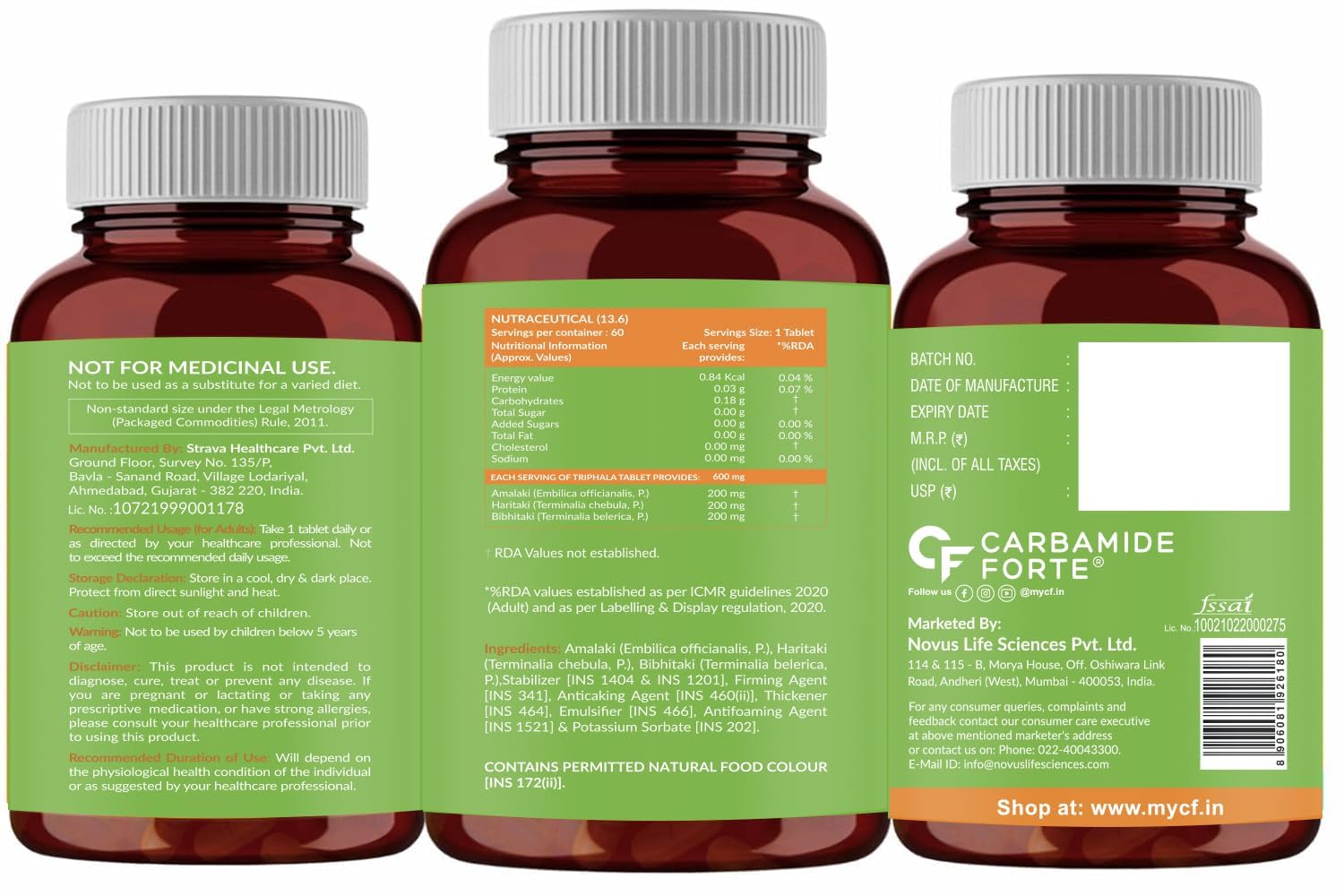 Buy Now Carbamide Forte Triphala Tablets 100% Organic | Triphala Chu... 8 Buy Now Carbamide Forte Triphala Tablets 100% Organic | Triphala Chu...