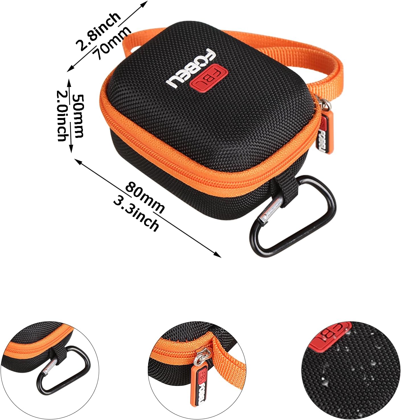 FBLFOBELI Hard Carrying Case for Klein Tools 935DAG/Huepar/RDINSCOS/Calculated Industries 7434 Digital Electronic Level and Angle Gauge